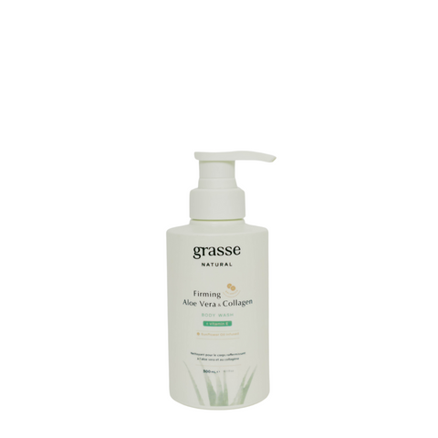 Grasse Natural Firming Aloe Vera and Collagen - Sunflower Oil Body Wash