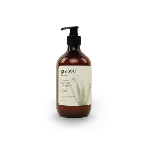 Grasse Natural Firming Aloe Vera and Collagen - Sunflower Oil Body Wash