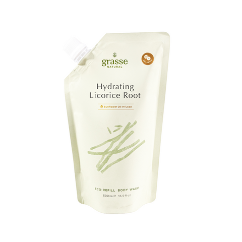 Grasse Natural Hydrating Licorice Root - Sunflower Oil Body Wash