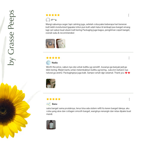 Grasse Natural Firming Aloe Vera and Collagen - Sunflower Oil Body Wash