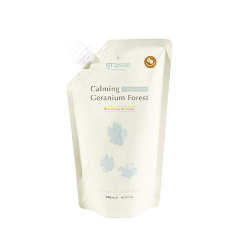 Grasse Natural Calming Geranium Forest Body Wash